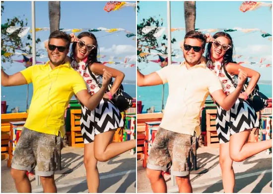 Spring Break Warm Tone Preset