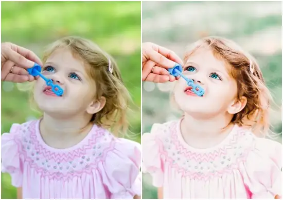 Spring Kiss Mobile Desktop Lightroom