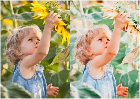 Spring Time Child Warm Tone Preset