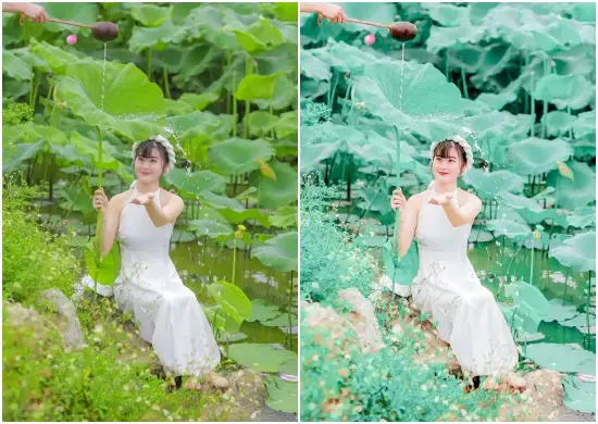 Spring Matcha Tone Mobile Dng Preset