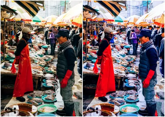 Street Market Cinematic Lightroom Preset