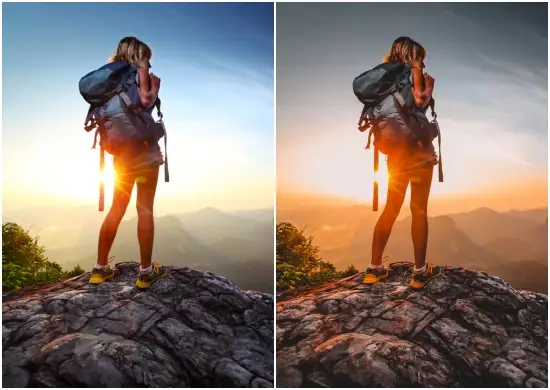 Download Mobile Lightroom Preset Sunset Traveling