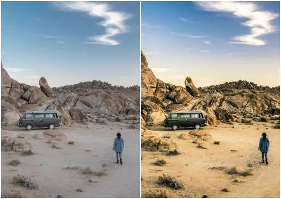 Desert Yellow Lightroom Preset