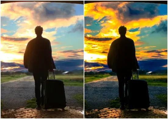 Download Free Dng Glowing Sunset Mobile Preset