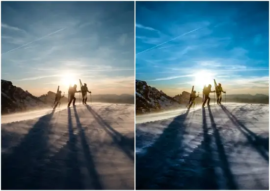 Blue Shadow Lightroom Preset