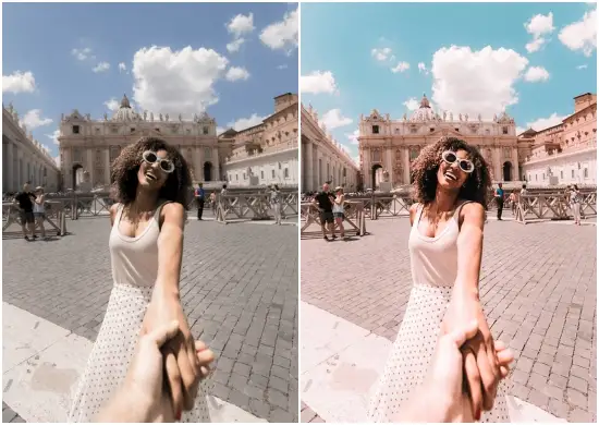 Travel Film Food Tone Preset