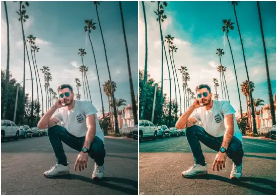 Travel Street Blue Tone Preset For Lightroom