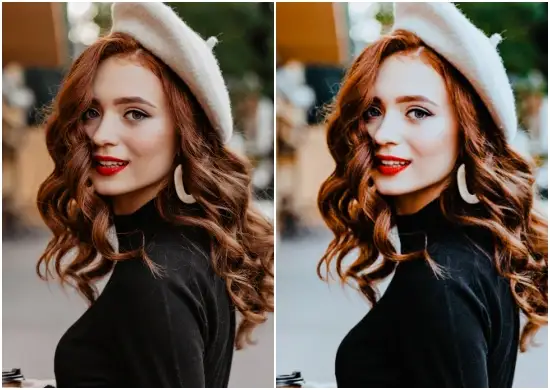 Travel Retouch Orange Tone Preset