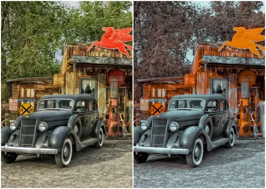 Orange And Gray Tone Travel Lightroom Mobile Preset