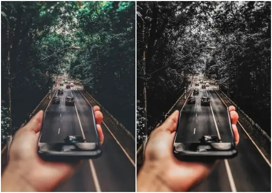 Traveler Lightroom Outdoor Dark Mode Preset