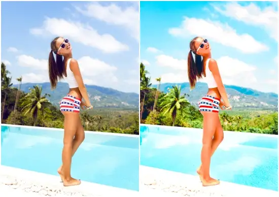 Tropical Island Blue Preset