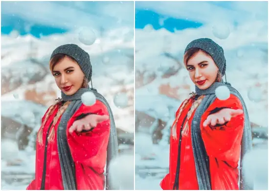 Winter Colors Bright Preset