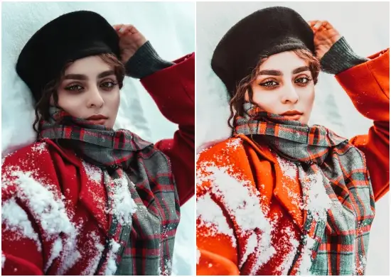 Winter Colors Snow Preset