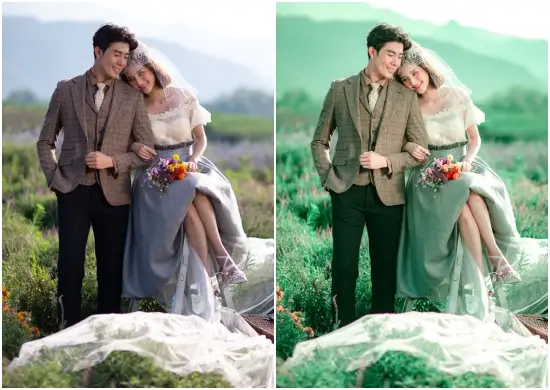 Lightroom Wedding Matcha Preset