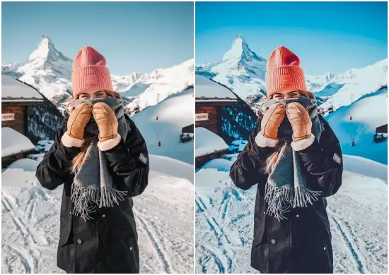 Snow and Blue Preset Free