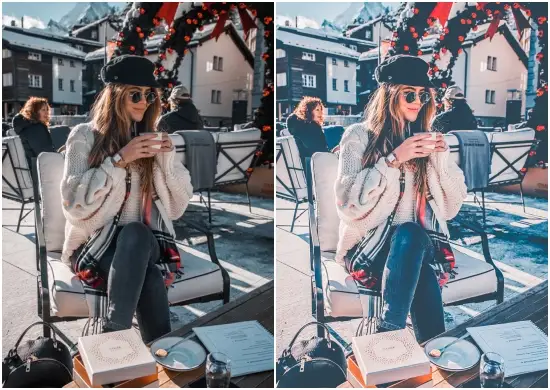 Snow and Blue Sky Preset