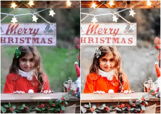 Merry Holiday Blogger Photo Preset Lightroom